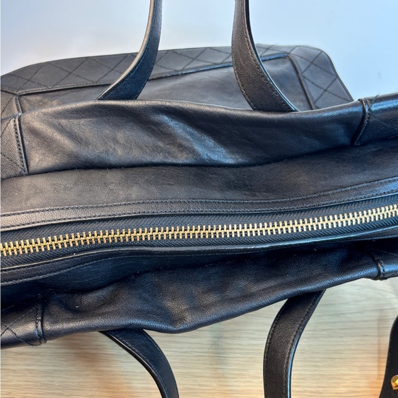 Marc by Marc Jacob’s Quilted Lamb & Cow Leather Dual Handle Satchel - Picture 8 of 15